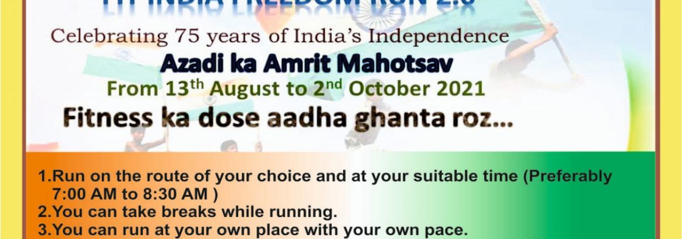 FIT INDIA FREEDOM RUN 2.0